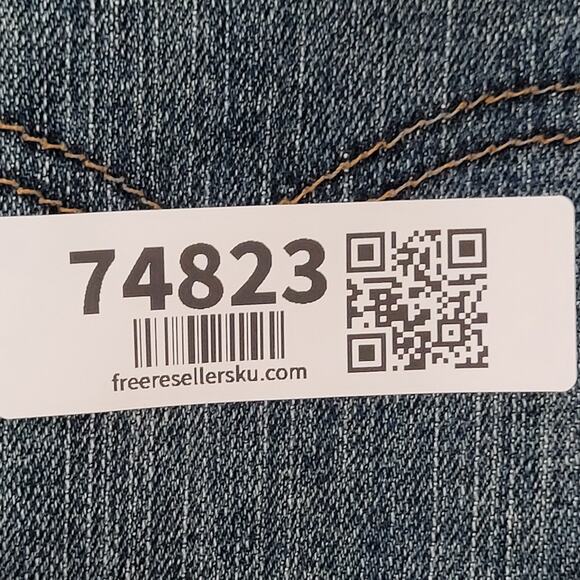 LEVIS 559 Jeans 36x30 Whiskered Dark-Wash - Picture 8 of 16